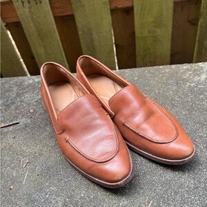 Aerosoles East Side Slip-On Loafer in Dark Tan Genuine Leather
